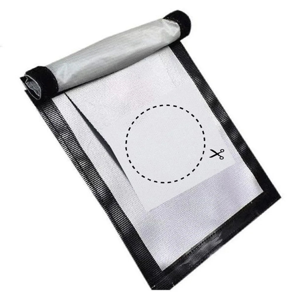Tent Stove Chimney Fireproof Cloth Fiberglass Cloth For Camping Cooking Stove Fireproof 2-Layer Hot Tent Protect Cloth Accessory Oasis Select