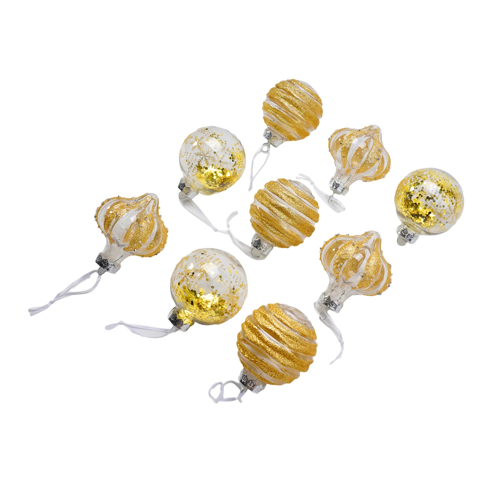 12/9/4/3PCS Christmas Balls Christmas Tree Ornaments Ball 8/6cm Xmas Hanging Tree Pendants Home Party Decor 2024 New Year Gifts Oasis Select