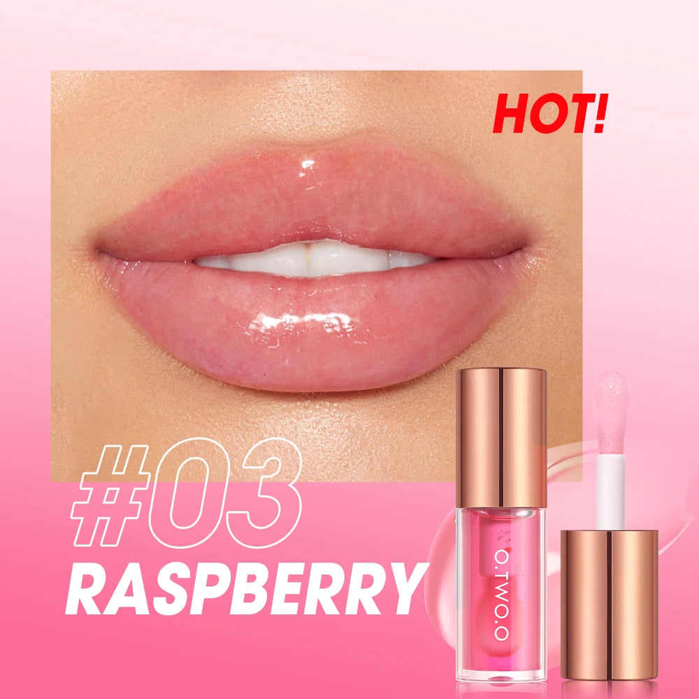 O.TWO.O Lip Oil Gloss Plumper – Non-Sticky Moisturizing Shine