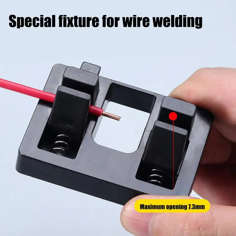 Wire Holder for Soldering Portable Welding Electrode Holder Versatile Precise Spring Cable Soldering Clamp for Automotive Repair Oasis Select