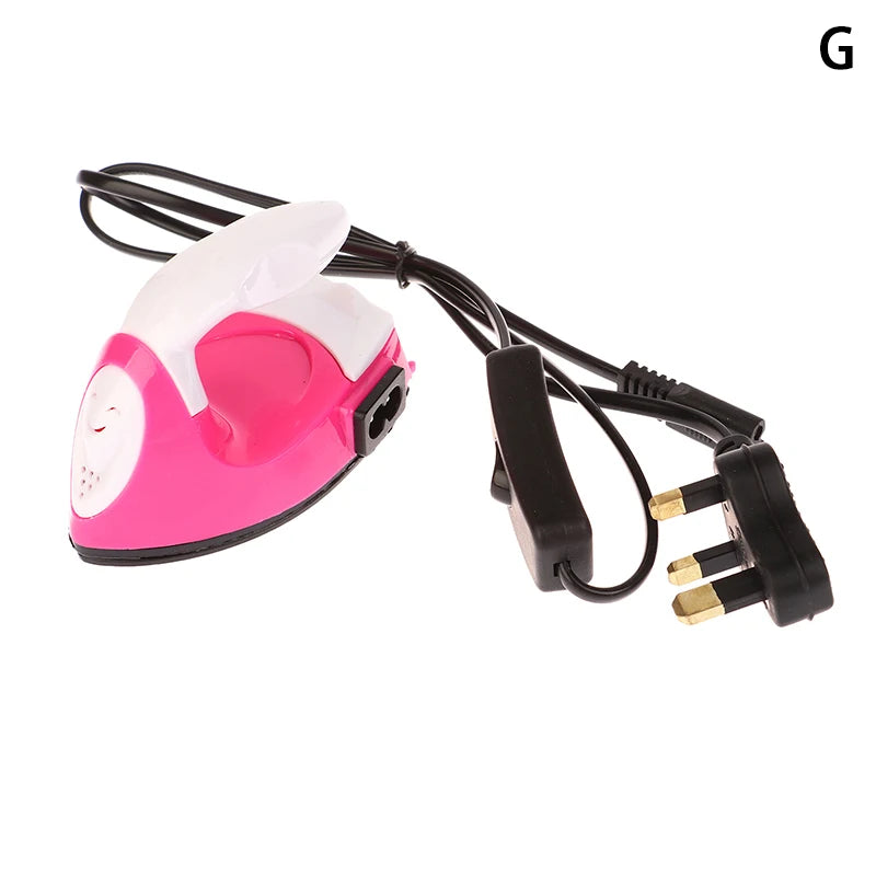 EU/US/UK Plug Mini Craft Iron Electric Iron Portable Handy Heat Press Diy Small Iron For Ironing Clothes Laundry Appliances Oasis Select G-UK