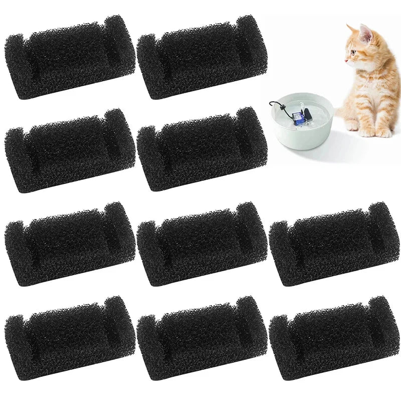 Pet Drinking Sponge Filter Water Dispenser for Cats and Dogs Healthy Sponge Filter Pet Drinking Fountain Accessories Oasis Select