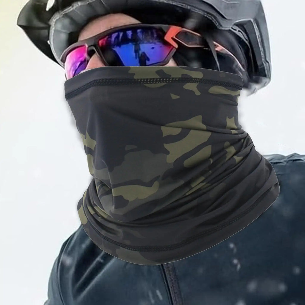 Camouflage Neck Gaiter Face Mask | Cycling Hiking Fishing