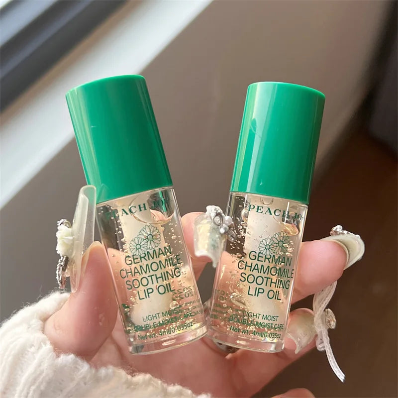 German Chamomile Lip Oil – Lightweight Moisturizing Lip Care Lip Oil Balm Oasis Select
