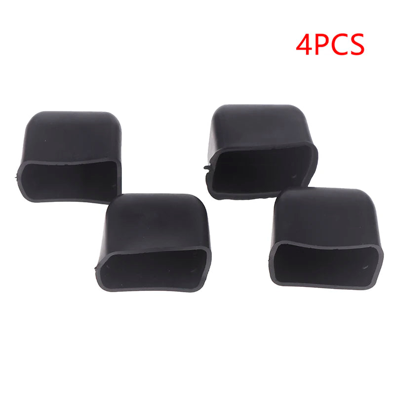 4PCS Crossbar End Caps | Compatible with Car Roof Cargo Bars & Roof Crossbars - Protect Your Roof Rack Oasis Select Black