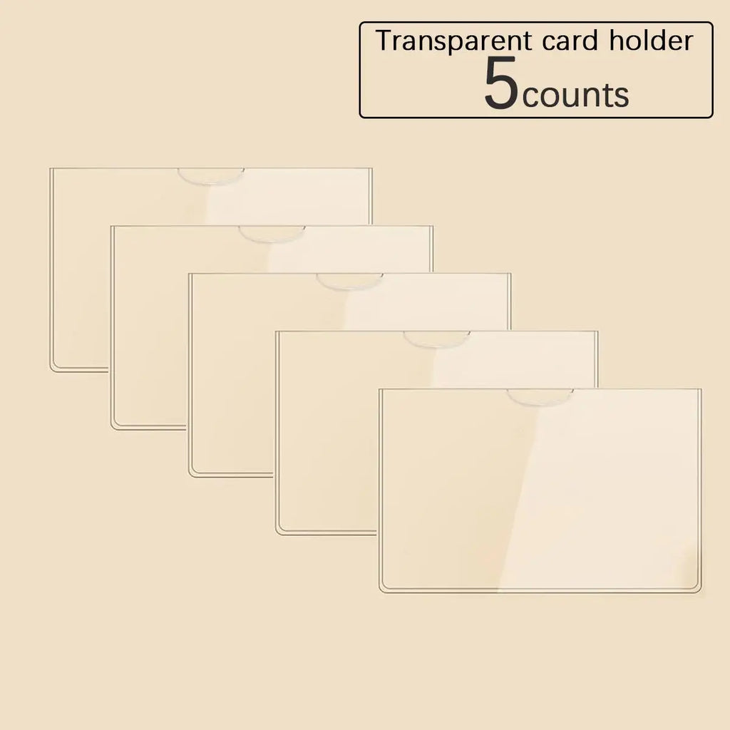 5/10/20pcs transparent card holders, for social security cards/new health insurance cards/SSN cards/credit card holders ... Oasis Select 5pcs