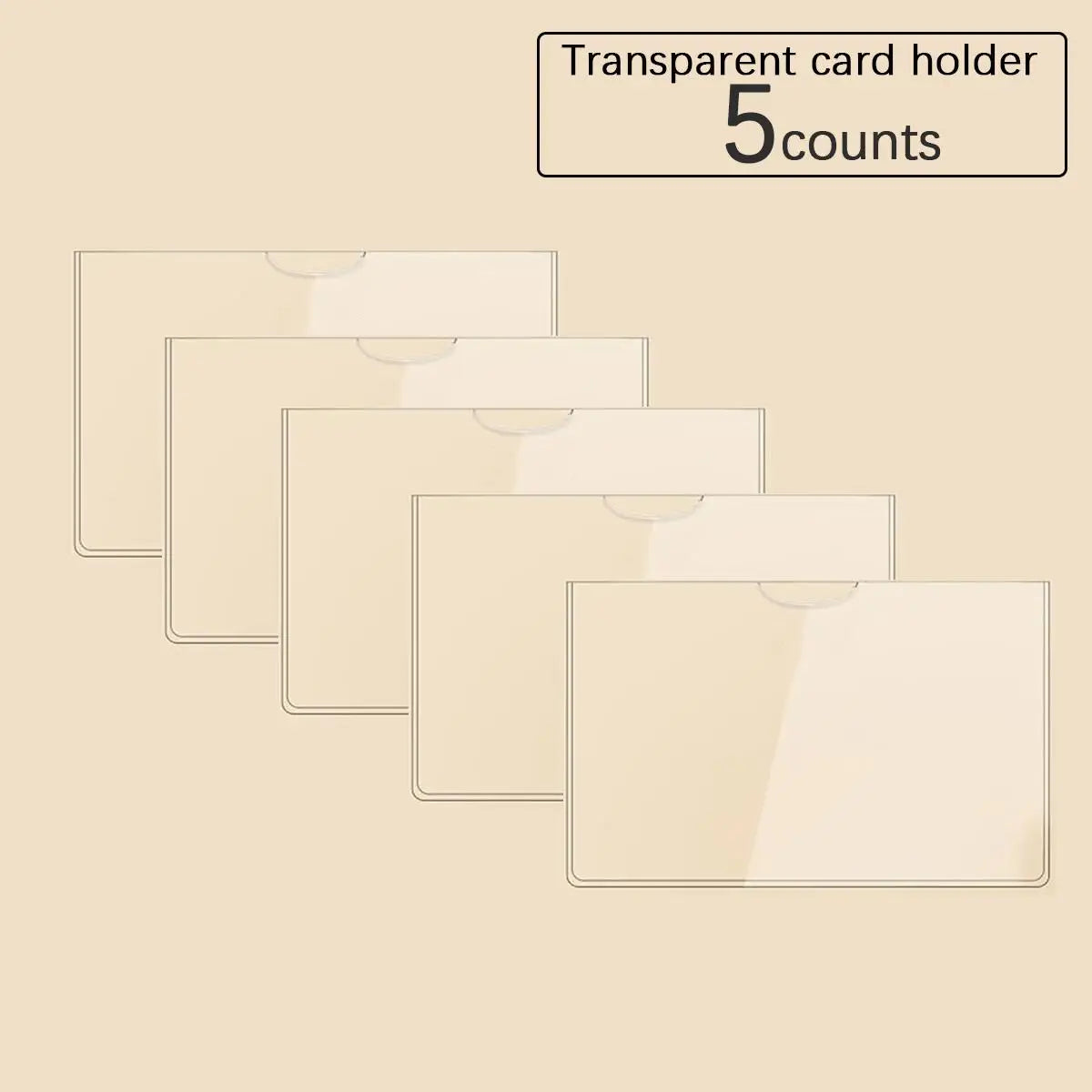 5/10/20pcs transparent card holders, for social security cards/new health insurance cards/SSN cards/credit card holders ... Oasis Select 5pcs