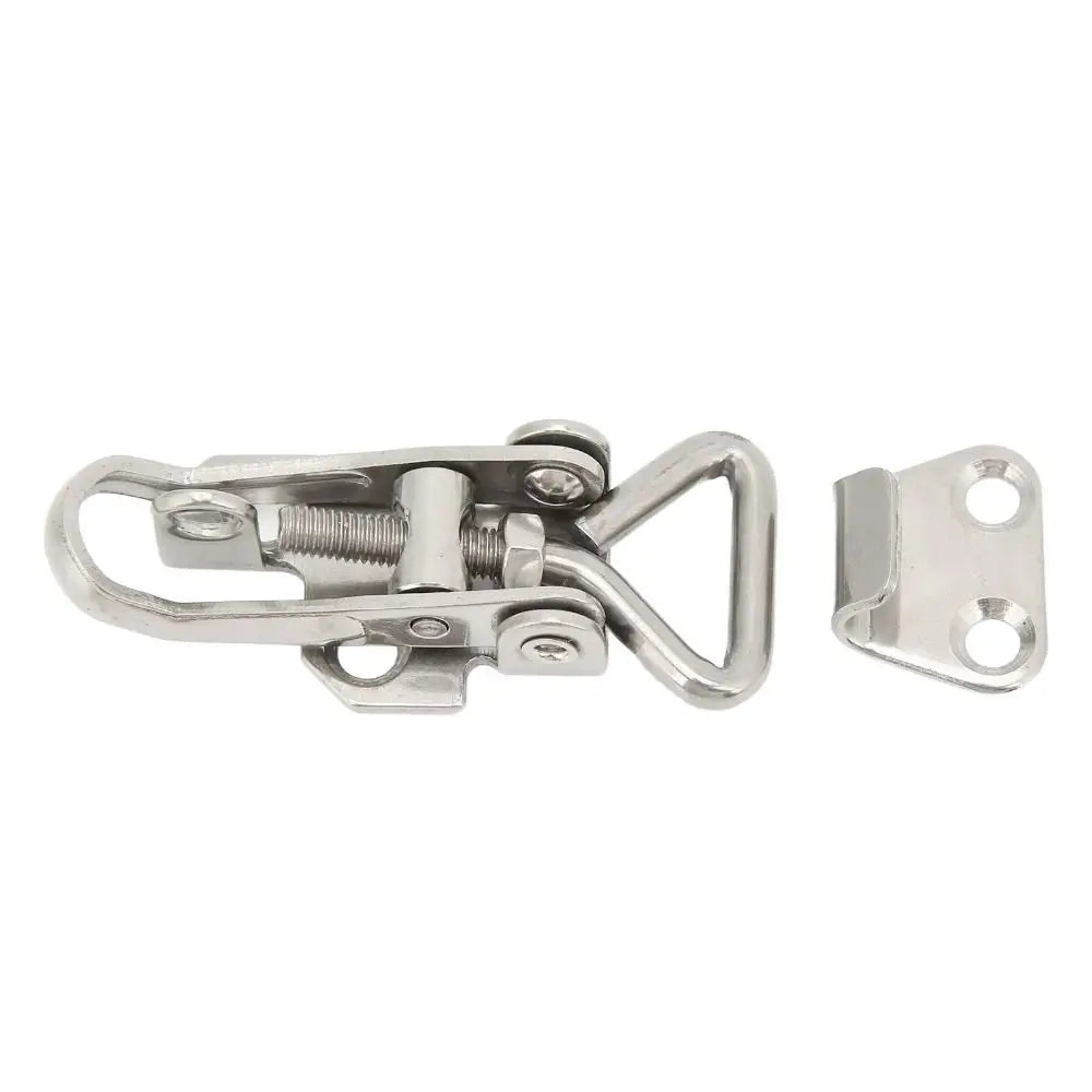 304 Stainless Steel Marine Latch Deck Hasp Lock | Anti-Rattle