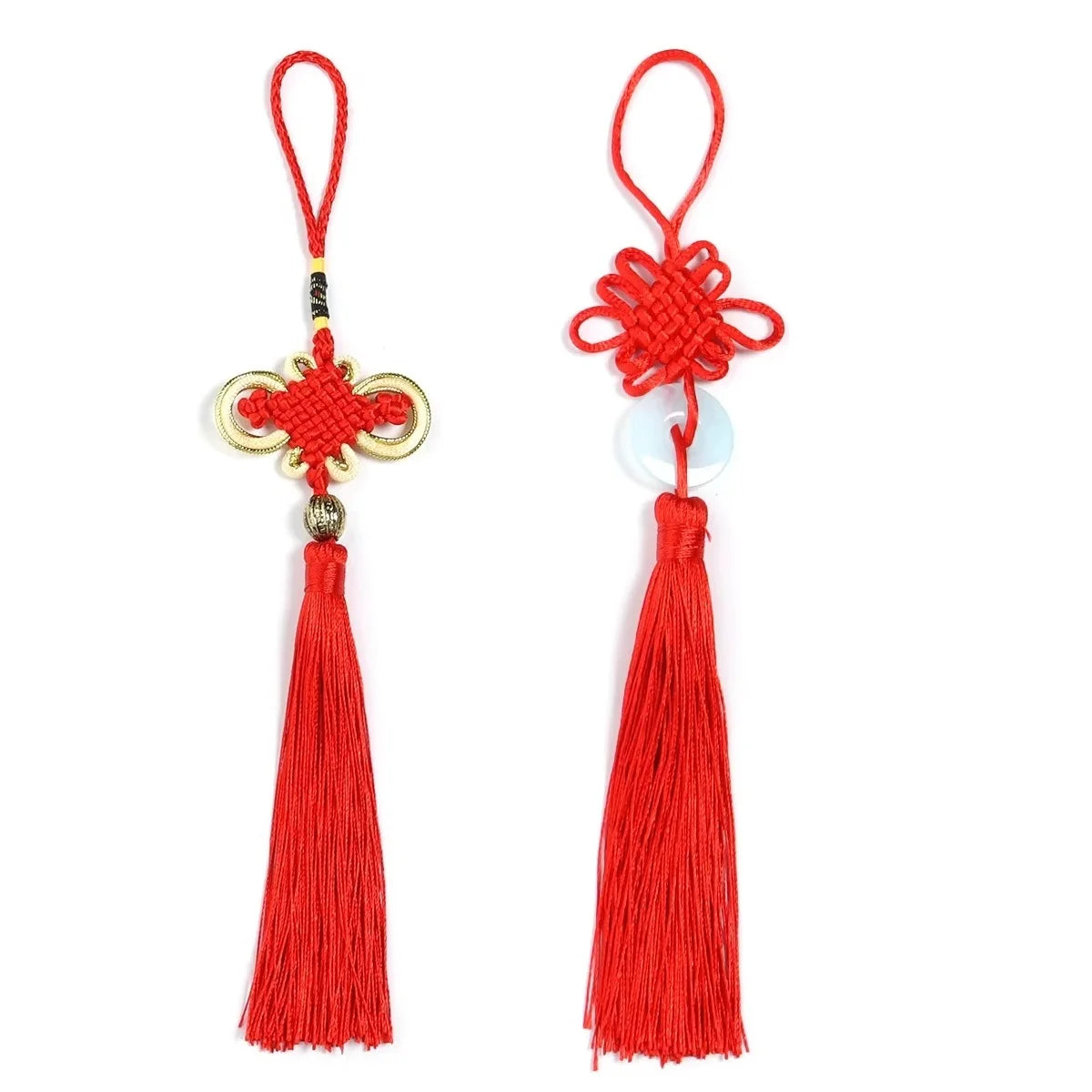 Chinese Knot Silk Tassel Pendant | Lunar New Year Décor Gift