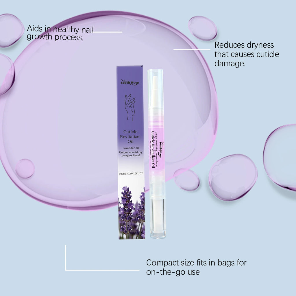 Lavender Nail Care Oil Pen – Portable Shine & Moisture
