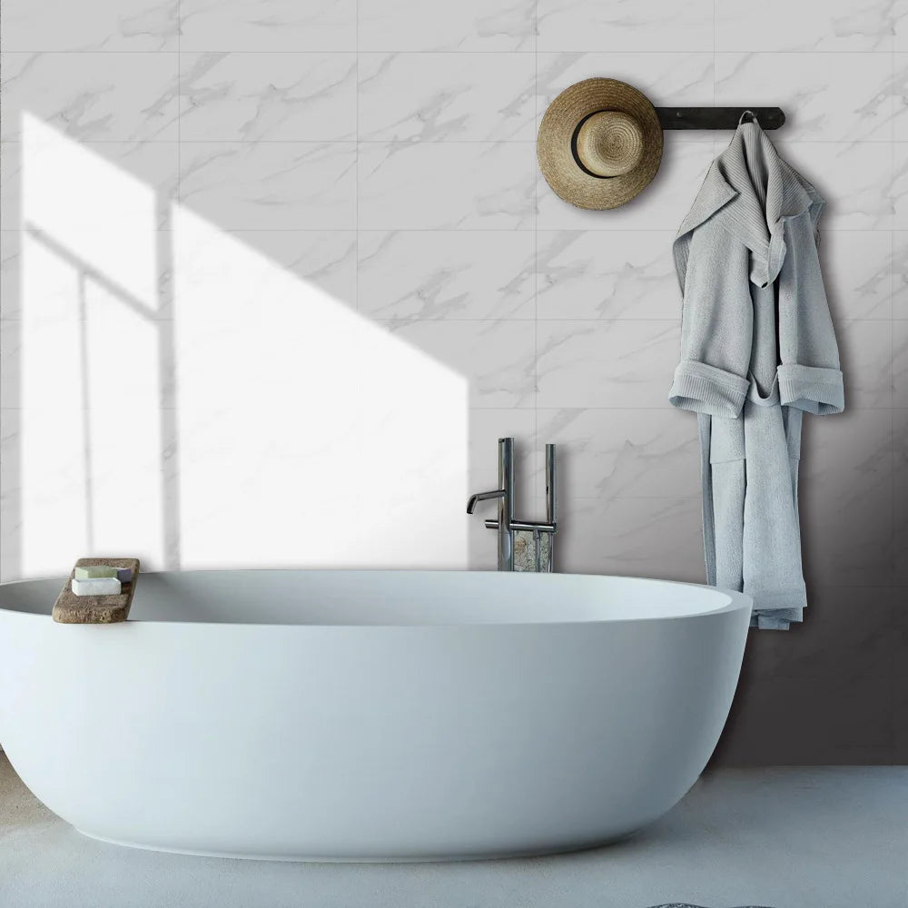 Imitation marble tiles are pasted with thickened film and decorated with crystal texture Sticker wall decor Oasis Select
