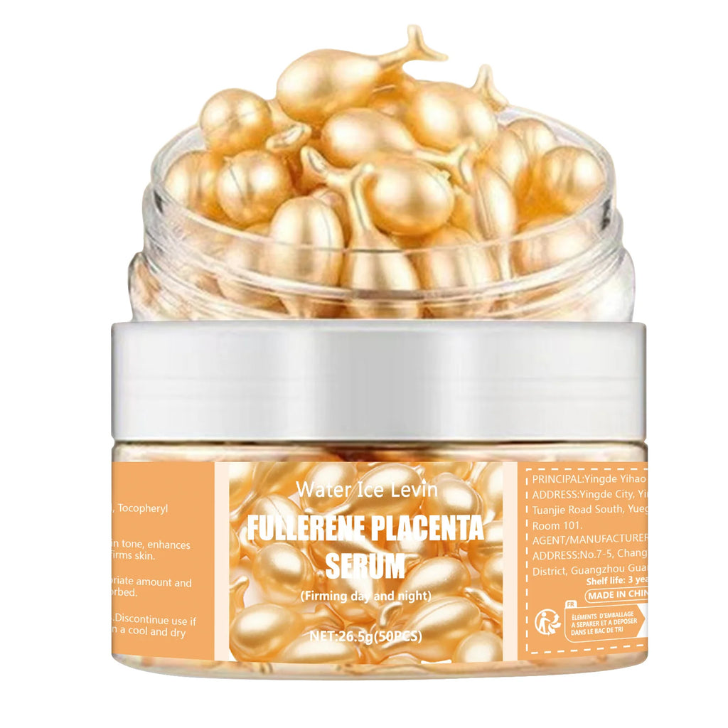 50 Fullerene Essence Capsules Collagen Capsules Facial Care Essence Anti-Wrinkle Anti-Acne Firming Whitening Hyaluronic Acid Essence Skin Care New Model Oasis Select 1Pc