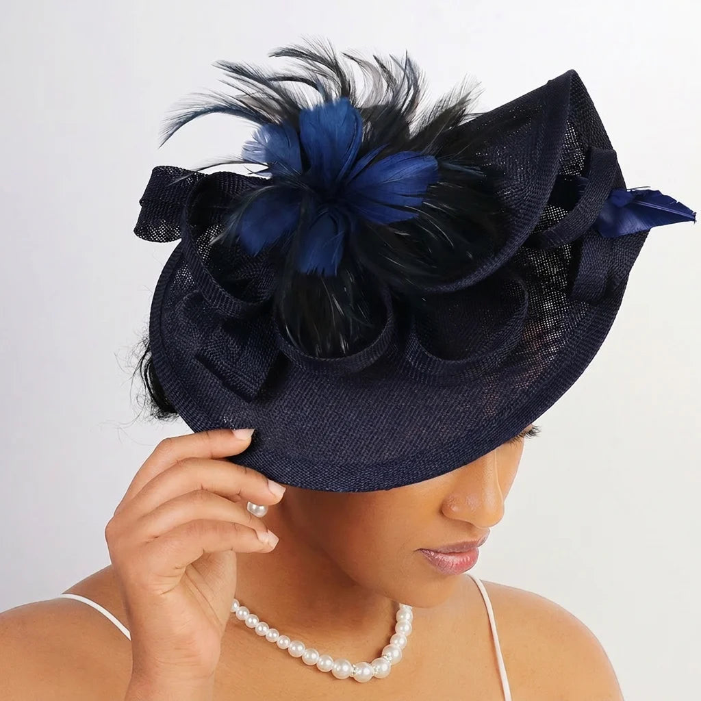 Handmade Vintage Bridal Fascinator Hat | Derby & Wedding