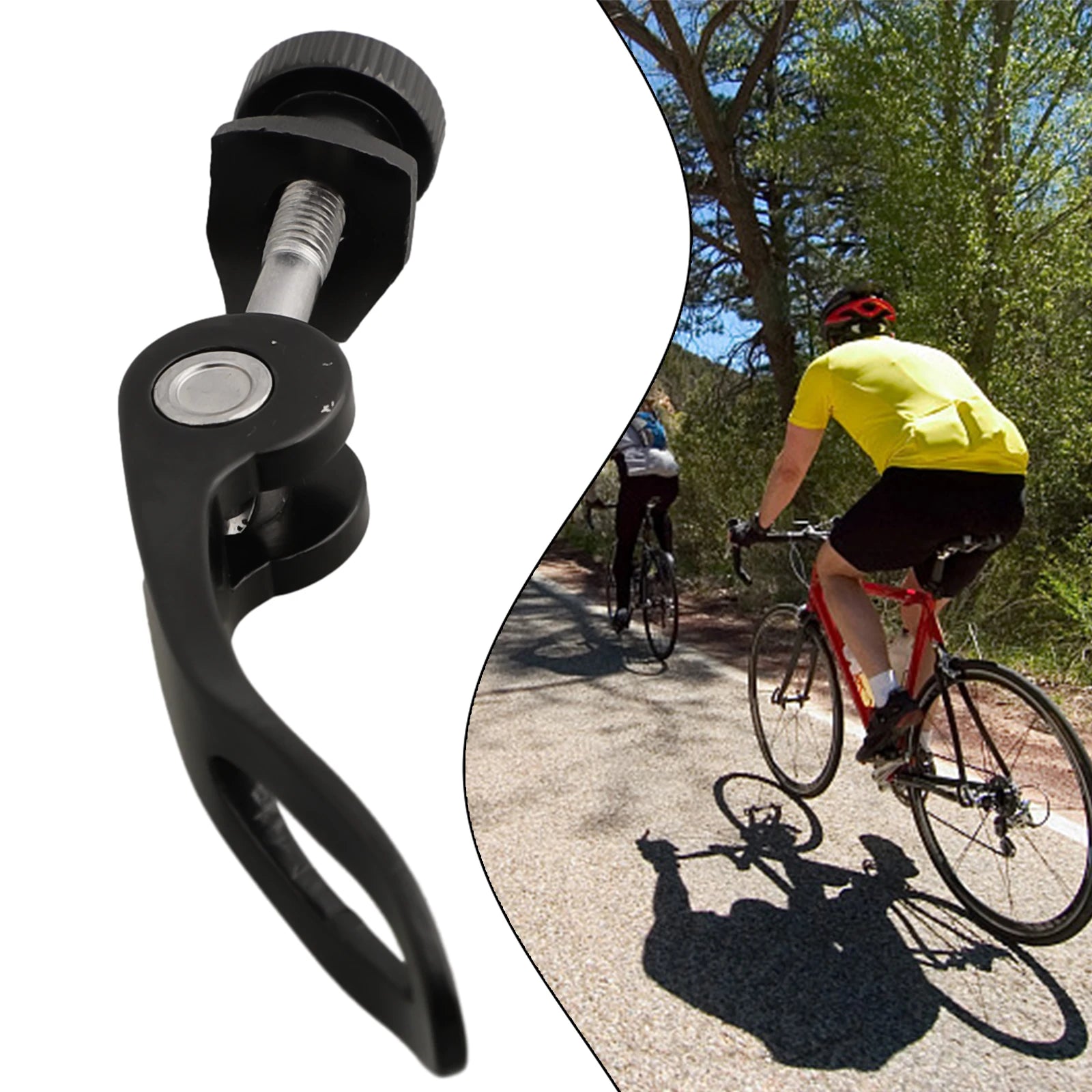 Bicycle Seat Post Clamp Skewer M5 MTB Bike Quick Release Bolt Clip ScrewAluminumAlloyQuickReleasePartsCyclingAccessories Oasis Select M5X45mm