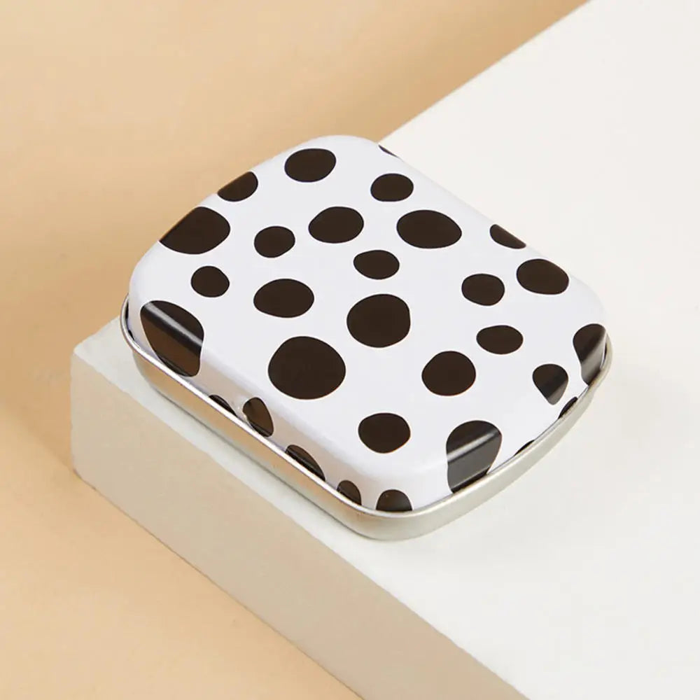 Mini Metal Hinged Tin Box with Lid, Empty Tins, Small Storage for Candy, Jewelry Collect Cases, Home Organizer Oasis Select B 60x47x15mm