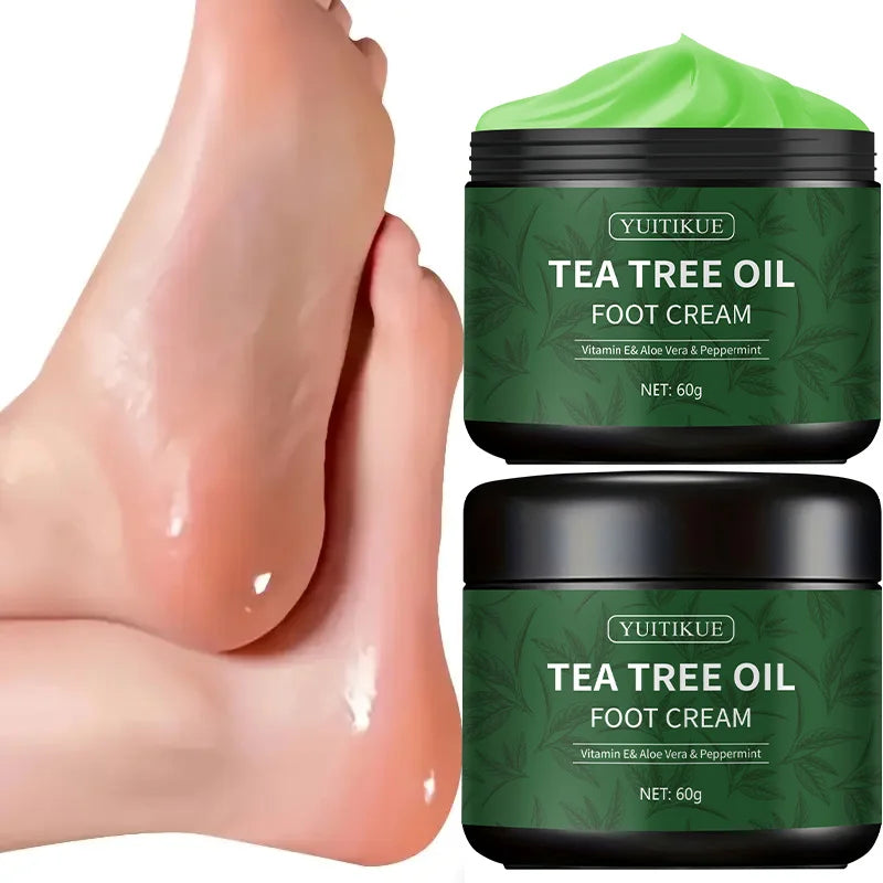 YUITIKUE Tea Tree Foot Cream 60g | Moisturizes & Soothes Feet