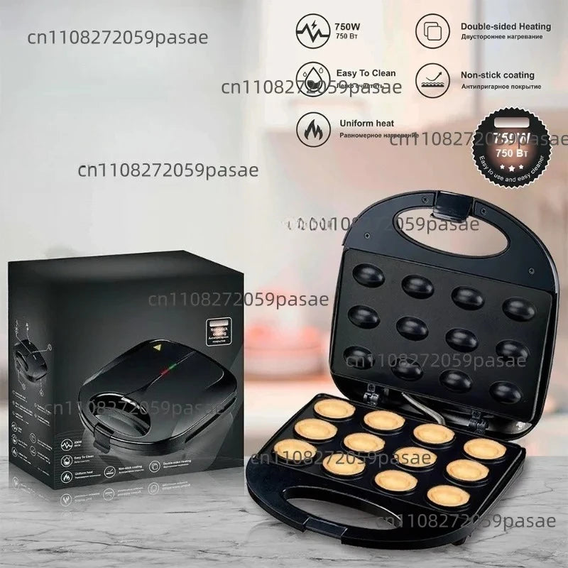 Electric Waffle Iron & Pancake Maker – Double-Sided Sandwich Toaster