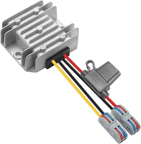 DC to DC 30-60V to 24V 10A Buck Converter Waterproof Voltage Power Transformer Supply Module for Automotive RV Marine Boat Dock Oasis Select 24V to 12V 10A