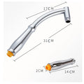 Shower Head Extension Arm Hand Hold Adjustable Extra Pipe Bath Rain Shower High Pressure Shower head stainless steel rain head Oasis Select ABS