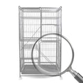 4-Tier Collapsible Metal Cat Kennel with Wheels | 54" Crate Cat Kennel Crate Oasis Select United States