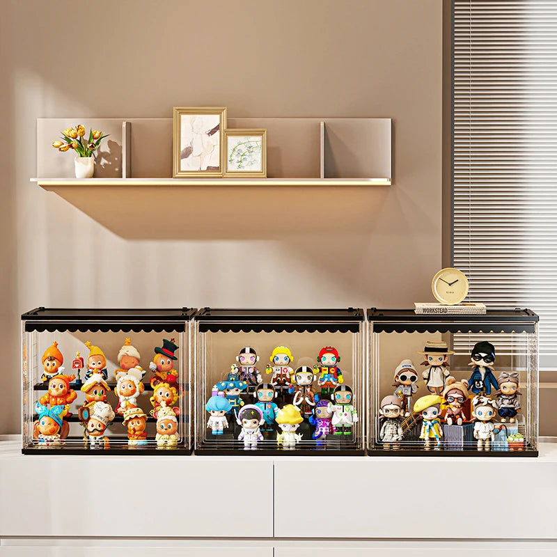Acrylic storage box, blind box, cute figurine storage box, cute figurine toy storage box, sealed storage rack Oasis Select