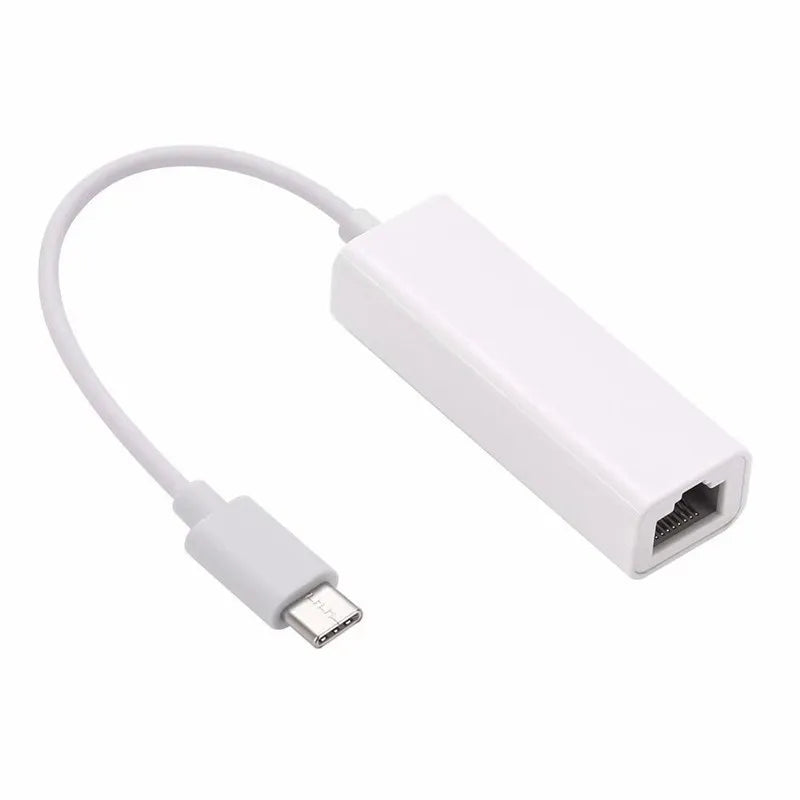 1000Mbps Ethernet Adapter Type c USB 2.0 to RJ45 100Mbps Network Card Ethernet Cable Splitter Extend Adapter for MacBook iPad Oasis Select