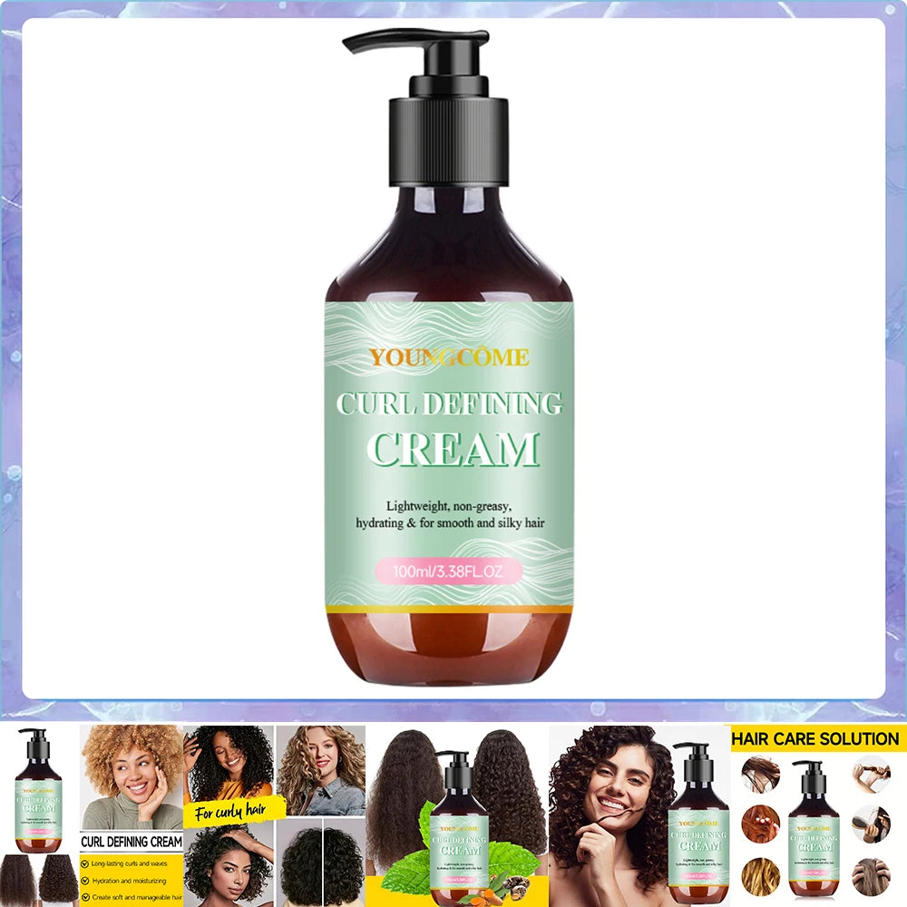Curl Defining Cream – Anti-Frizz Moisture Lotion | 100ml