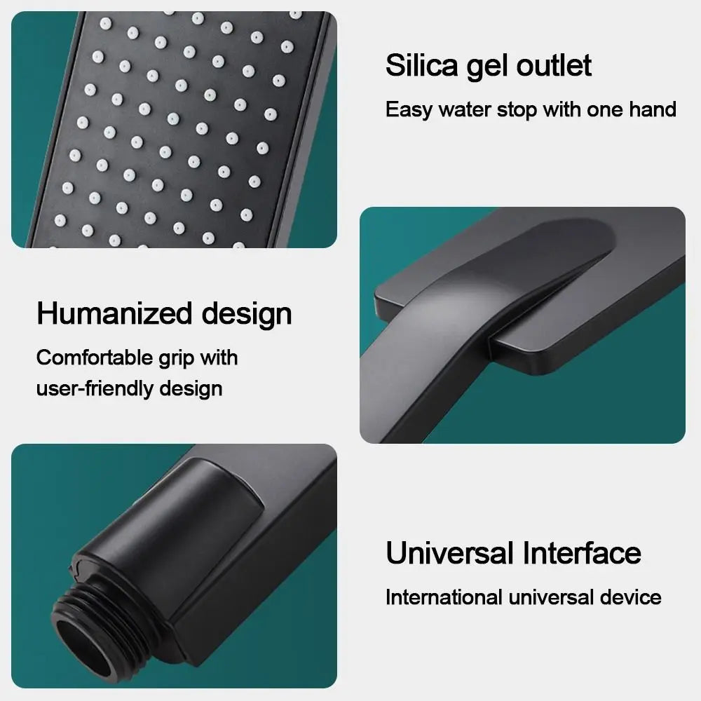 Universal Adjustable Shower Head High Pressure Handheld Water-saving Sprinkler Shower Sprayer Bathroom Accessories Oasis Select