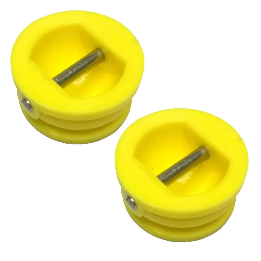 2PCS Surfboard Leash Legrope Plug Surfing shortboard longboard Kiteboarding SUP Leash Plug Oasis Select YELLOW
