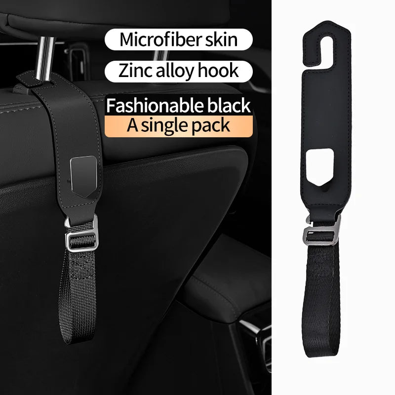 Car Headrest Hook Organizer – Universal Seat Back Hanger
