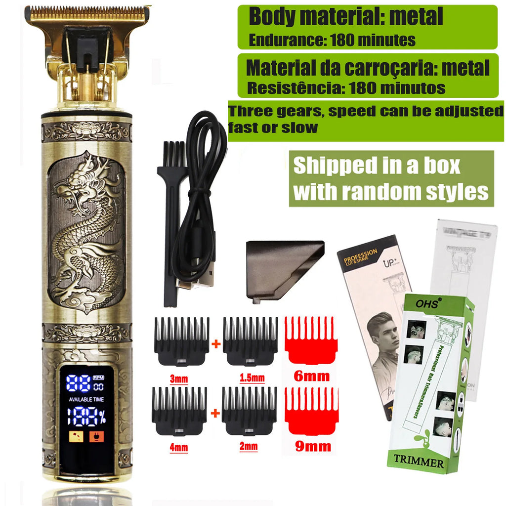 T9 Hair Clipper Repair Beard Shaving Body Hair Trimmer Clippers Electric Machine Men Haircut Machine 0mm Barber Shaver Oasis Select OHS SL2 DRAGON