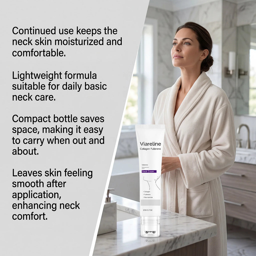 Collagen Neck Firming Cream Deep Hydration Moisturize Anti-Aging Anti-Wrinkle Tighten Smooth Fine Lines Lifting Neck Care Cream Oasis Select