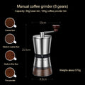Manual Ceramic Coffee Grinder – Adjustable Hand Crank Mill
