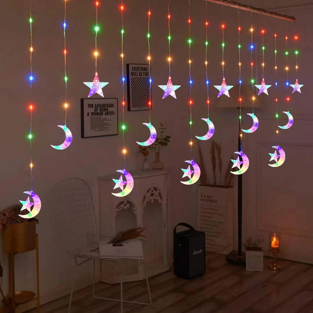 300 LED Curtain String Lights USB | 8 Modes & Remote