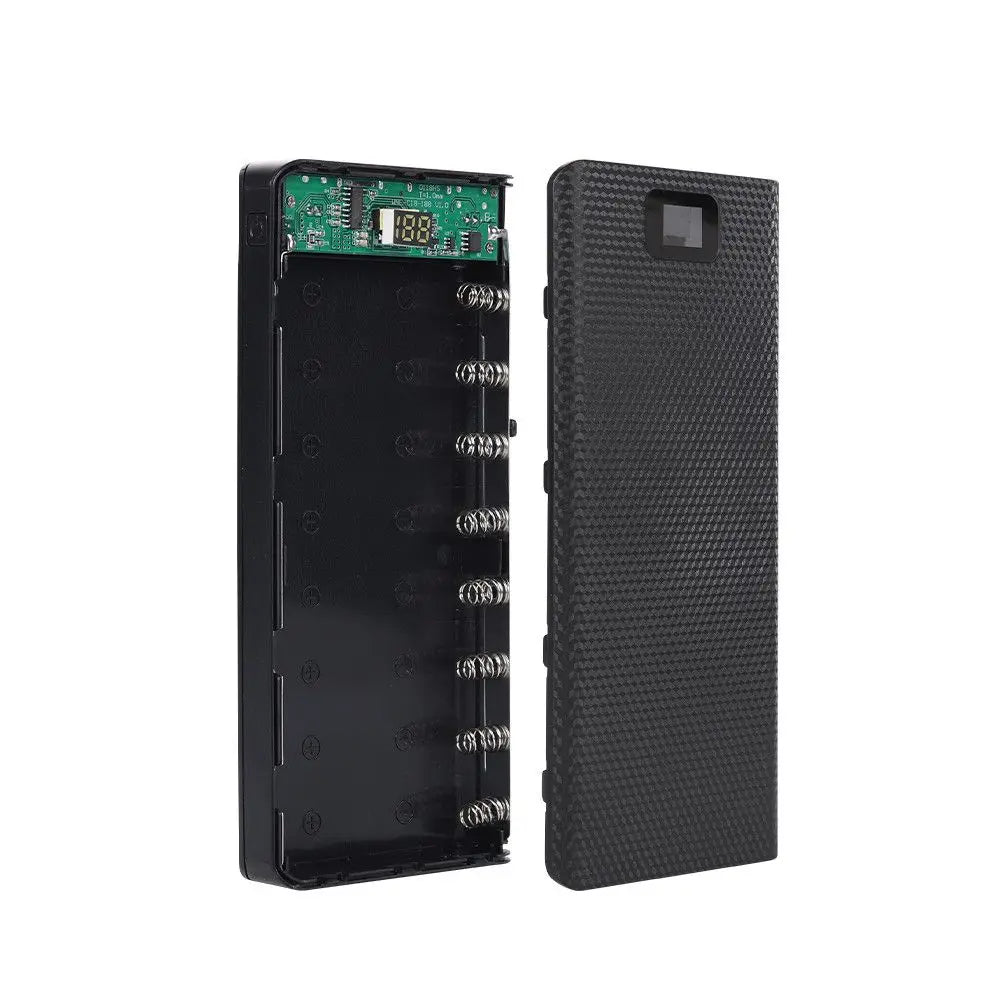 Box 8x18650 Battery Power Bank Holder Charger Box Battery Charger Box Power Bank Shell Battery Storage Boxes Power Bank Case Oasis Select