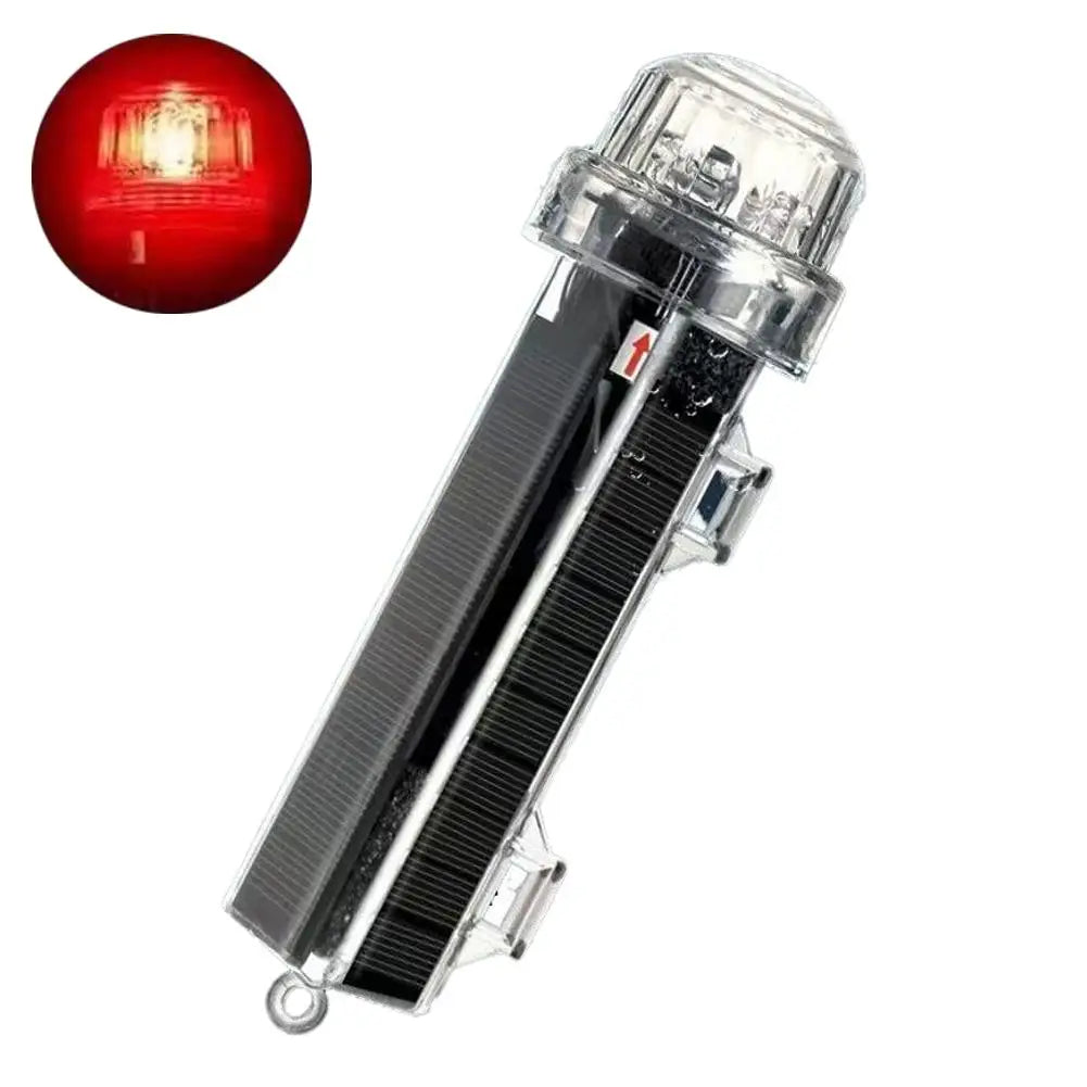 Solar Marine Signal Light – Waterproof Flashing LED Navigation