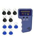 Original Handheld 125kHz RFID Duplicator Reader Writer Copier for T5577 EM4305 + 10PCS Blank T5577 Keyfobs Oasis Select 5blue 5black