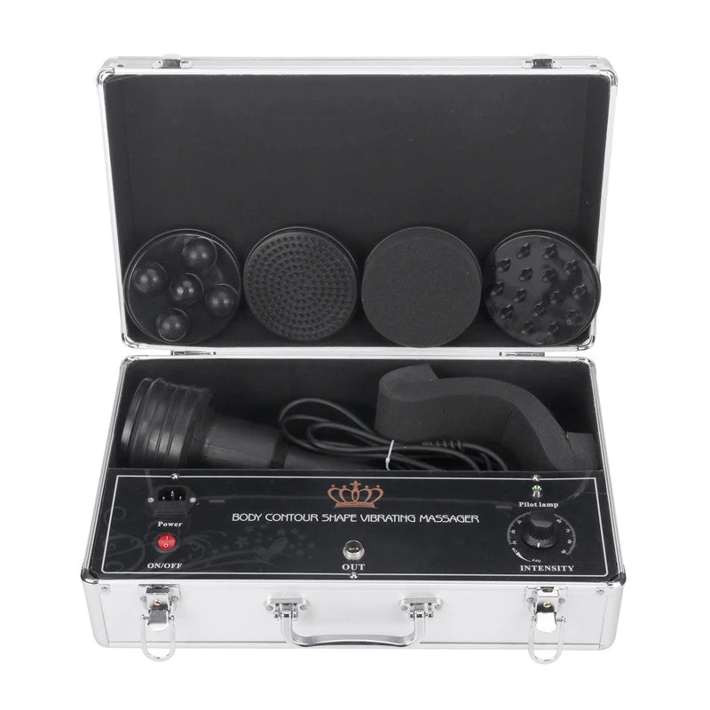 G5 Vibration Body Massager – 6 Heads, 80W Sculpting Device