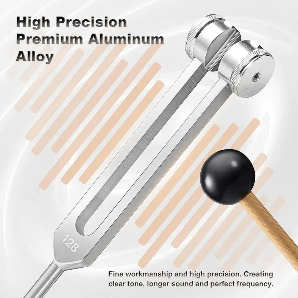 128HZ Tuning Fork for DNA Repair Healing Nervous System Testing Tuning Fork Health Care Keep Body,Mind And Spirit In Perfect Har Oasis Select