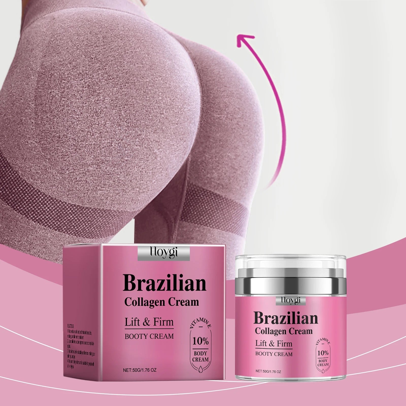 Hoygi Hip Firming Cream – Lift, Tighten & Shape Buttocks