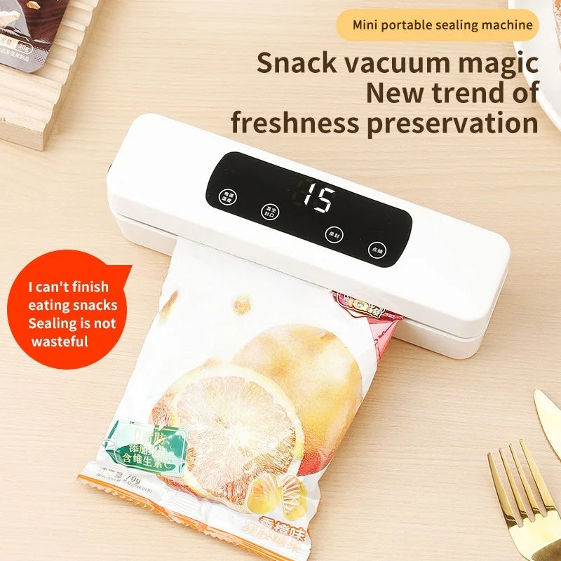 GUOHE Portable USB Rechargeable Vacuum Food Bag Sealer 30cm