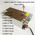 Digital Display AC DC 12V 24V 36V 48V Switching Power Supply 1000W Adjustable Transformer 60V 80V 120V 160V 220V LED Driver Oasis Select 0-60V 0-17A