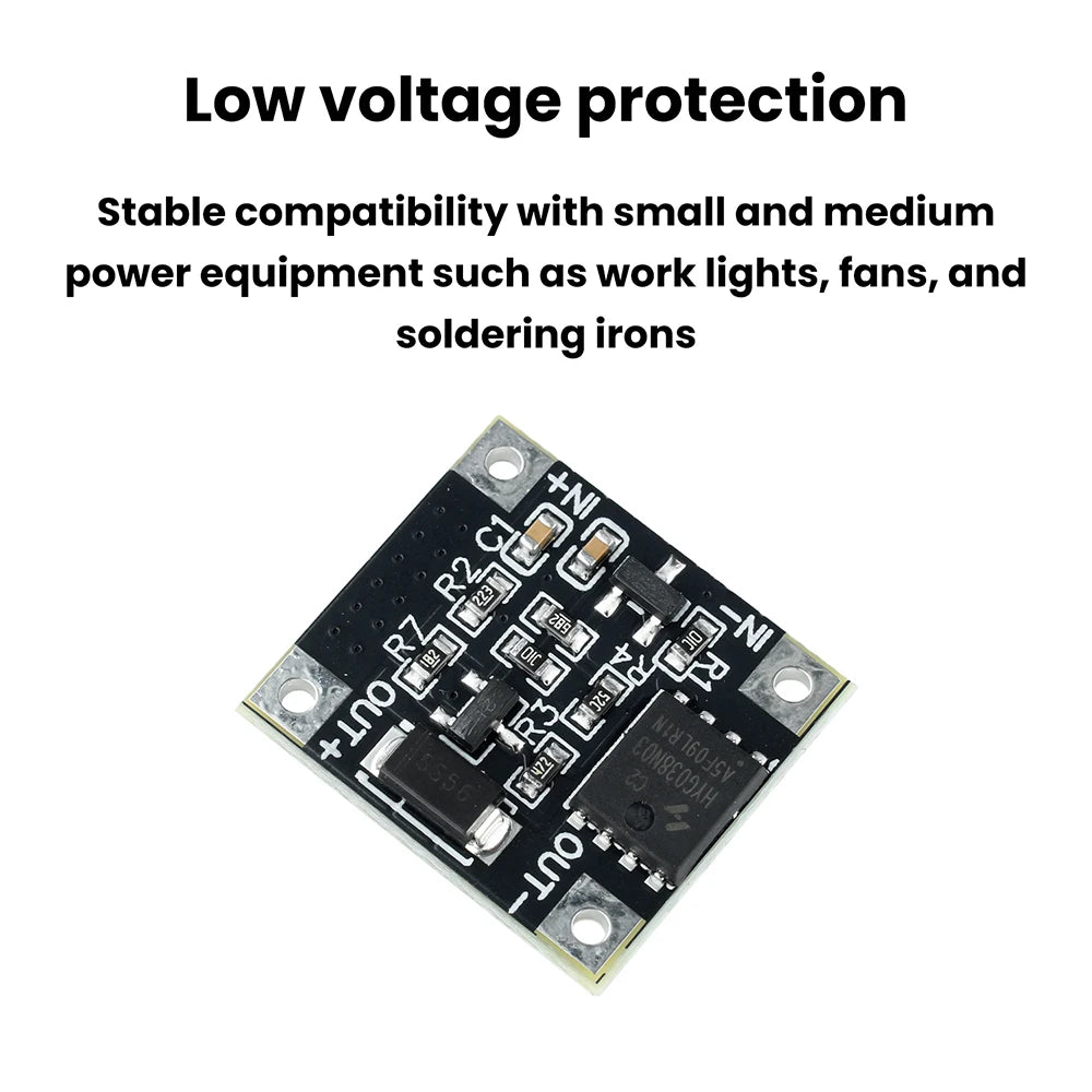 18V20V21V Lithium Battery Protection Board 15V Protection Voltage Over Discharge Protection Low Voltage Protection Under Voltage Oasis Select