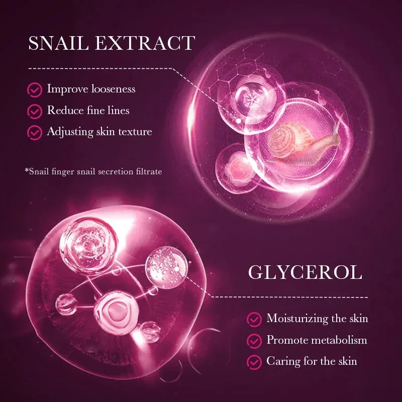 Sadoer Snail Collagen Face Mask Set – Firming & Hydrating 5 Pc Collagen Face Mask Oasis Select