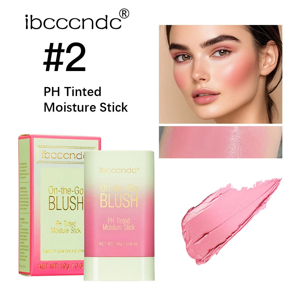 Eraser Blush Stick Tinted Moisturizing High Pigmented For Cheeks Eyes Lips Natural Finish Cream Blusher Makeup Korean Cosmetics Oasis Select 2 hot red