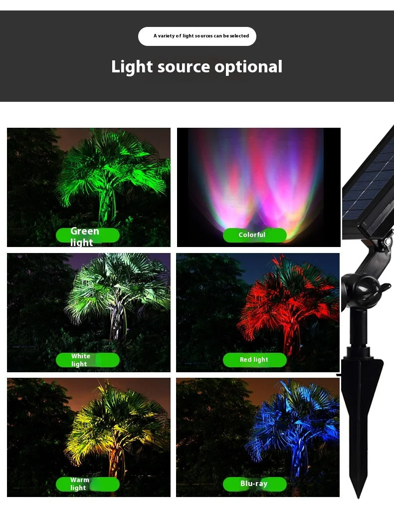 Solar Lamps Outdoor Garden Lamps Automatically Light Up When It Gets Dark Staircase Garden Road Waterproof Decorative Step Lamps Oasis Select 1W spot colorful