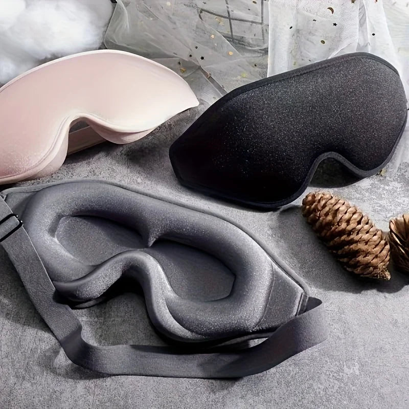 Sleep Mask, 3D Deep Contour Eye Mask with Adjustable Straps To Fit Different Head Shapes, Universal Eye Mask for Men and Women Oasis Select