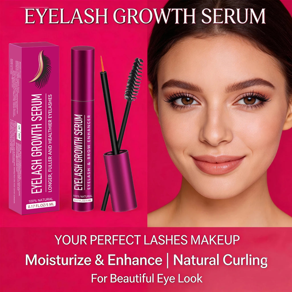 Eyelash Serum for Promote Eyelash Growth Enhancer Longer Fuller Thicker Natural Curling Lengthening Lash Makeup Eye Care Product Oasis Select