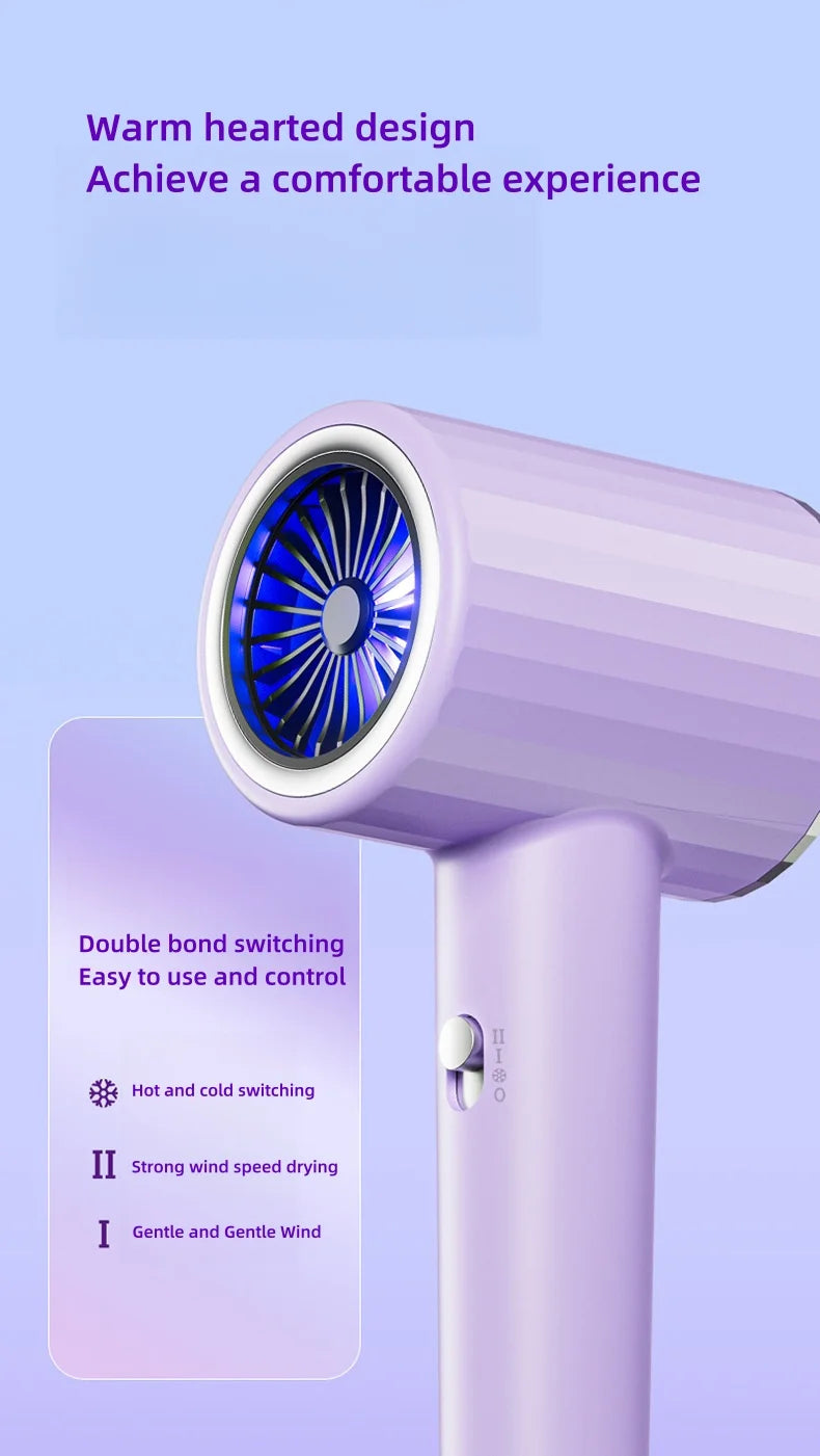 URGGU T9 2400W Low-Noise Ionic Hair Dryer | Home & Salon