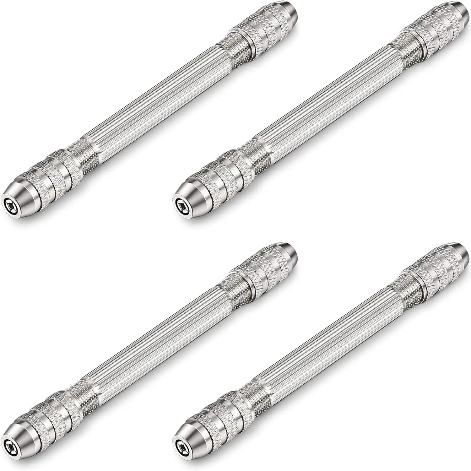 Double-Head Hand Drill Base, 0.8-3.0mm, Copper Jewelry Making Tool, Wire Twisting Tool, DIY Hairpin Keychain Bracelets Necklace Oasis Select 4pcs